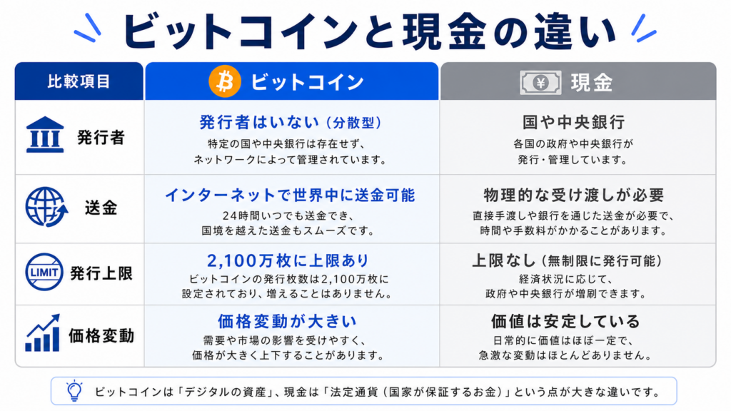 ビットコインのメリットとデメリットを整理した図解