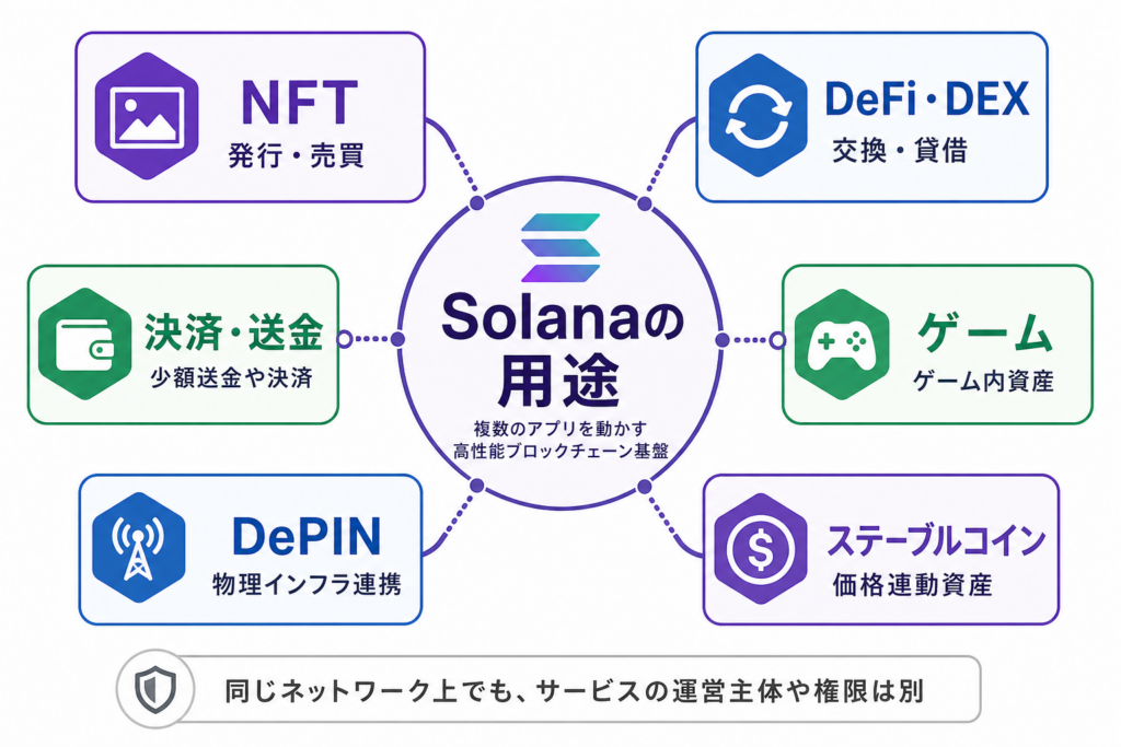 Solanaの主な用途とできること
